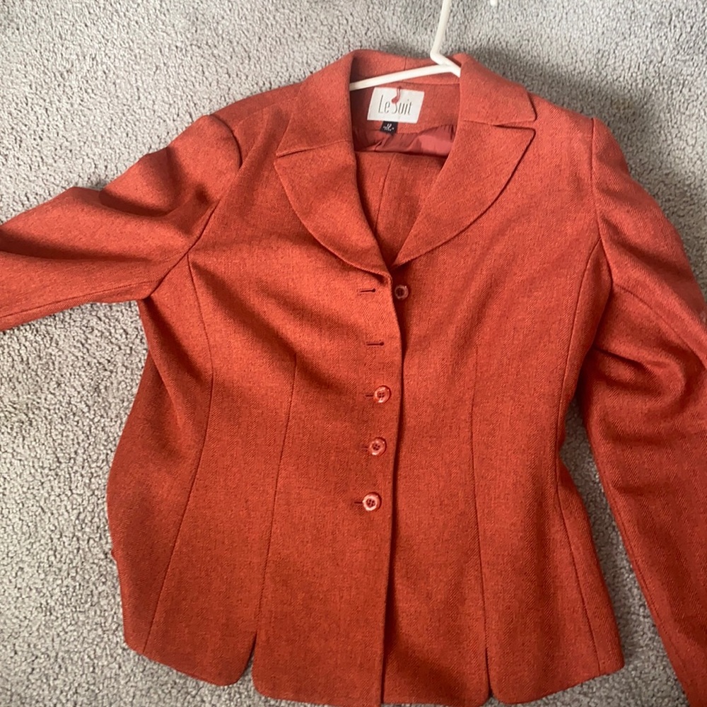 Suit with a skirt